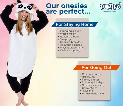 Miniatura 61 de Funziez! - Disfraz de Halloween para adultos, disfraz de animales y criaturas marinas, mameluco afelpado para cosplay, para mujeres y hombres