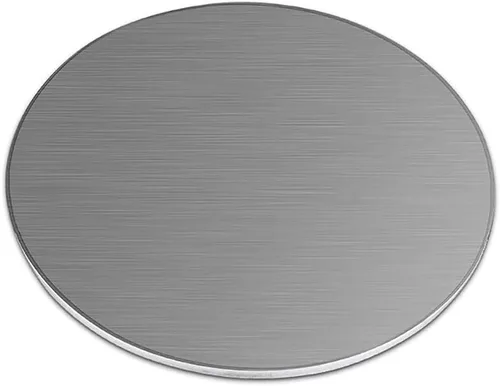 304 Acero inoxidable Placa Circular Disco Placa Plana Hoja Redonda Fila Metales Trabajando SS Soldadura Industria Materiales 0.020 in, Dia.3.2"