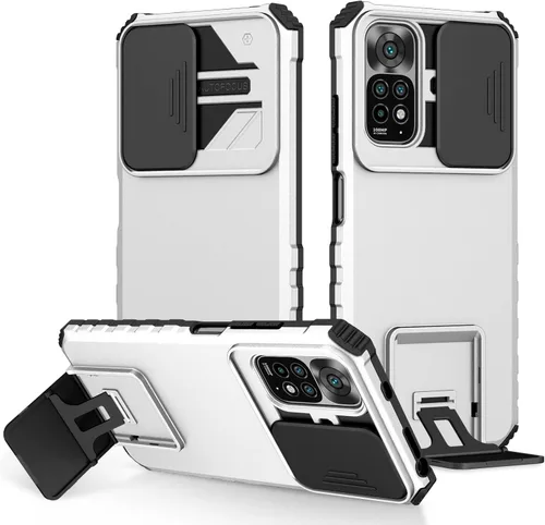 Miniatura 90 de Funda compatible con Xiaomi Redmi Note 12 Pro 4G Dimensional Soporte Ventana Deslizante Teléfono Móvil Funda Protectora a Prueba de Golpes Funda