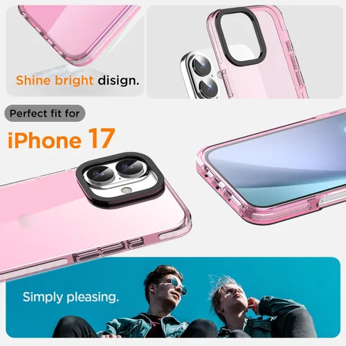 Miniatura 319 de AICase Funda protectora para iPhone 16 compatible con iPhone 16, delgada, ligera, transparente [no amarillenta] Diseño vibrante