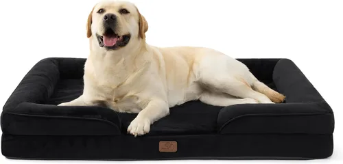 Miniatura 43 de Bedsure Cama ortopédica XL para perros extragrandes, cama lavable para perros y gatos, impermeable, cómodo sofá para perros con funda extraíble