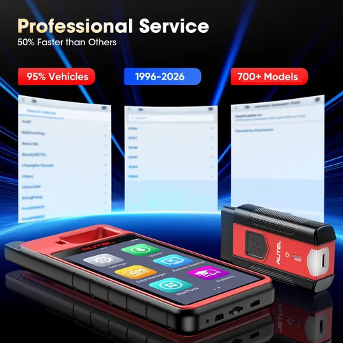 Miniatura 6 de Autel Escáner MaxiIM KM100(X), nueva herramienta de escaneo de diagnóstico de automóvil 2026, actualizaciones gratuitas de por vida, OBD-Learn