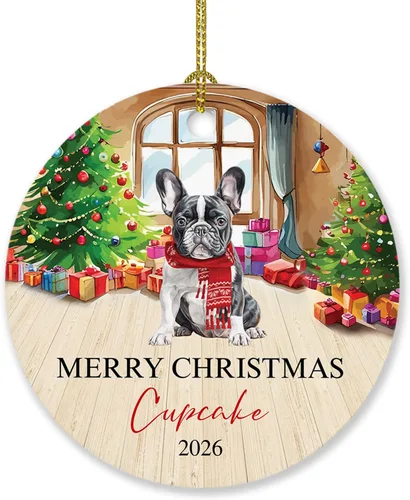 Miniatura 27 de Adorno de perro de Alaskan Malamute personalizado, árbol de Navidad, adorno de perro de Malamute de Alaska, regalos para amantes de los perros