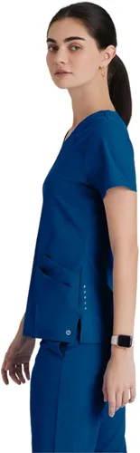 Miniatura 3 de Barco ONE - Top de 5 bolsillos con cuello en V para mujer, elástico en 4 direcciones