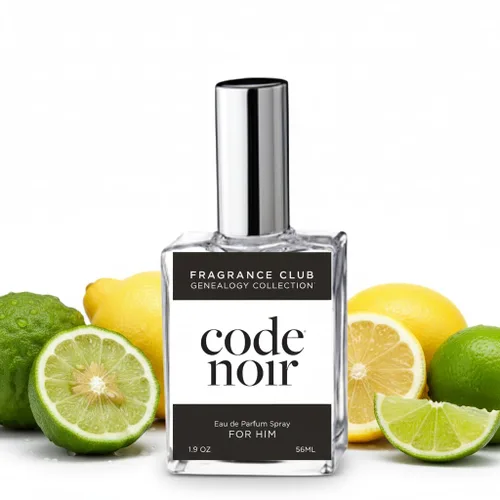 Code Noir Luxury Inspired 1.9 oz EDP Fresh Woody Amber Fragancia para hombre
