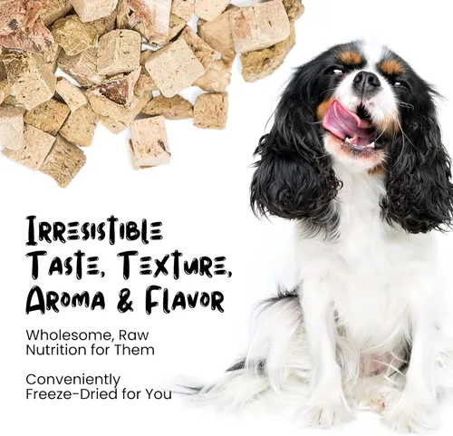 Miniatura 4 de Golosinas de hígado de res liofilizadas para gatos y perros, un solo ingrediente, totalmente natural, sin granos, con alto contenido de proteínas