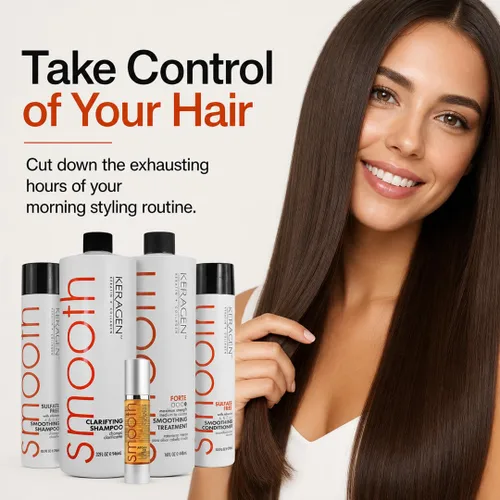 Miniatura 7 de Keragen Tratamiento capilar con queratina brasileña – Crema alisadora de cabello de primera calidad, productos para el cabello anti encrespamiento