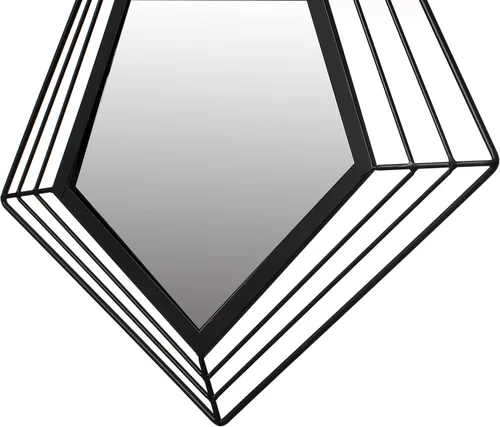 Miniatura 5 de Uniquewise Uniquewise- Espejo moderno decorativo con forma de diamante en forma de diamante de 27 pulgadas de alto para montar en la pared, un