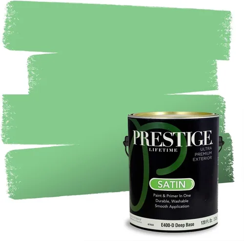 Miniatura 212 de PRESTIGE Pintura exterior e imprimación en uno, aloe, plano, 1 galón