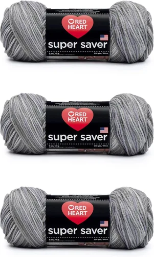 Miniatura 86 de Red Heart Hilo Super Saver, paquete de 3, estampado artístico, 3 unidades Estampado De Artista
