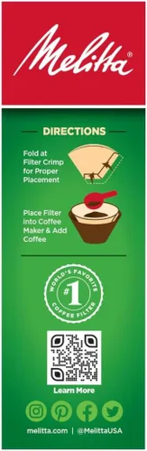 Miniatura 12 de Melitta - Filtros cónicos para café número 2, marrón natural, 100 unidades - Se adaptan a todas las cafeteras de cono de 2-6 tazas y cafeteras