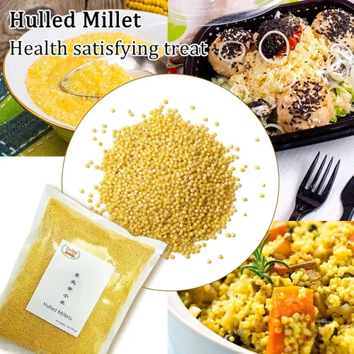 Miniatura 7 de Zestful Foods Mijo descascarado, grano de mijo, semillas de mijo, harina de mijo sin gluten, grano entero, orgánico, 2 libras