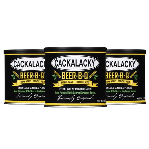 Miniatura 4 de Cackalacky Famously Original Spiced Nuts – 12 oz – Cacahuetes tostados, extra grandes de Carolina del Norte, sazonados con salsa de pimienta