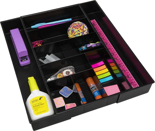 Miniatura 7 de Dial Industries Bandeja Organizadora de Cajones Expandible para Basura de Escritorio