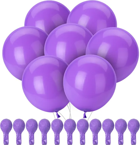 Miniatura 24 de Mr. Pen - Globos, 12 pulgadas, paquete de 54, negro, globos de fiesta