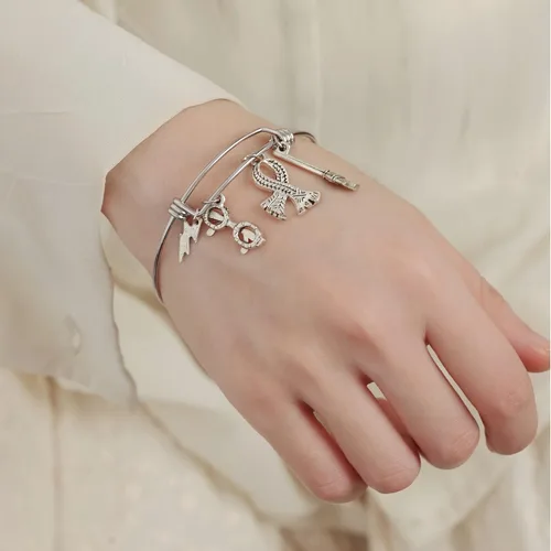 Miniatura 4 de Fancy Space Pulseras con dije de hechicero, pulsera de Halloween con temática de hechicero, ajustable de 6.8 pulgadas, regalo de cumpleaños