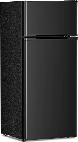 Miniatura 9 de Antarctic Star Refrigerador compacto de 3.1 pies cúbicos con congelador, mini refrigerador de 2 puertas con estantes extraíbles ajustables
