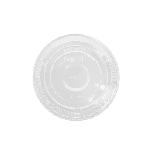 Miniatura 3 de Karat C-KC626TS - Tapas planas de 98 mm de diámetro para vasos fríos Karat, caja de 1000