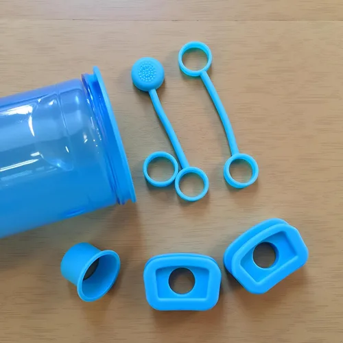 Miniatura 5 de Juego de 6 tapones de silicona para Stanley Cup a prueba de derrames, tapones antiderrames, antipolvo para botellas de agua deportivas y accesorios