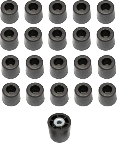 Miniatura 10 de 4 parachoques grandes extra altos #2-1 pulgada de alto x 1.10 pulgadas de ancho, hechos en Estados Unidos, resistentes y sin marcas para muebles