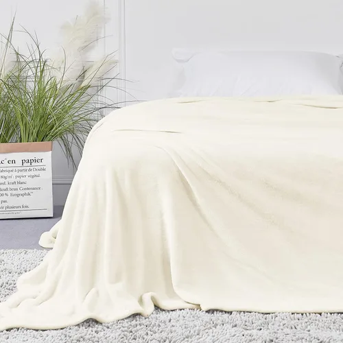Miniatura 16 de StangH Manta de forro polar verde súper suave, manta de franela de otoño para sofá, oficina y perro, manta ligera de microfibra de felpa para bebé