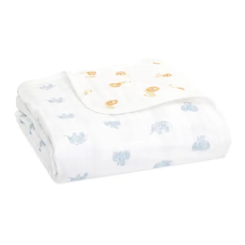 Miniatura 7 de aden + anais Manta de muselina 100% algodón orgánico para bebé, ropa de cama de cuna para recién nacidos y niños pequeños, cobija de guardería