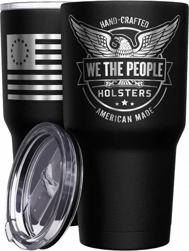 Miniatura 37 de We The People Holsters - Vaso térmico de 30 onzas, 0% Liberal, Negro