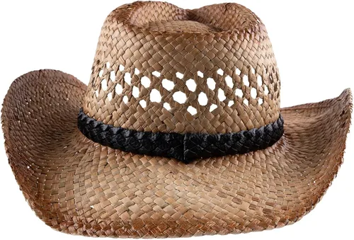 Miniatura 2 de Ford Sombrero de vaquero de paja ovalado, marrón, talla única, Marrón