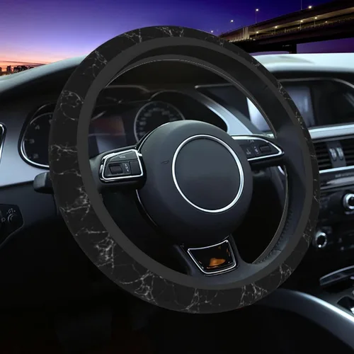 Miniatura 11 de Funda para volante MINIOZE de ojos malvados azules con luna mágica, accesorios para automóvil, linda para mujeres y niñas, universal de 15 pulgadas