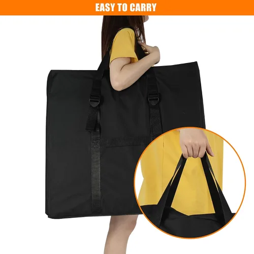 Miniatura 6 de REDCAMP Bolsa de almacenamiento para mesa plegable, bolsa de transporte impermeable con asas para mesa plegable de picnic, camping, tarjetas