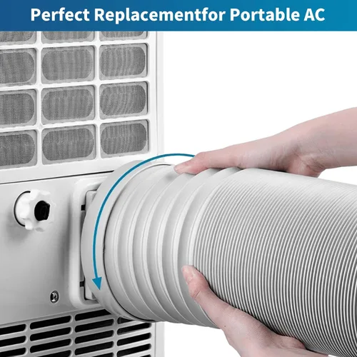 Miniatura 5 de Manguera portátil de aire acondicionado, manguera de ventilación de escape portátil con 5.9 pulgadas de diámetro, aire acondicionado de habitación