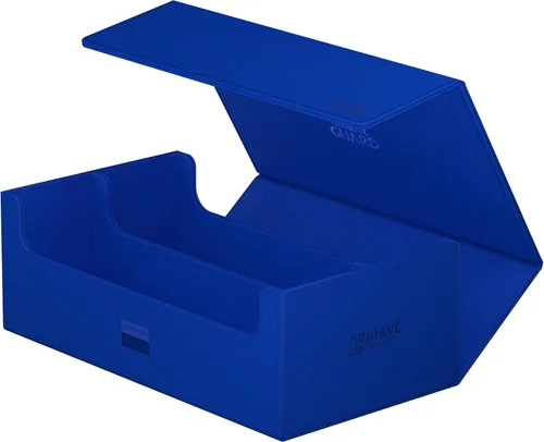 Miniatura 3 de Ultimate Guard Arkhive 800+, estuche para mazo para 800 cartas TCG con doble funda, azul, compatible con Boulders, cierre magnético y forro