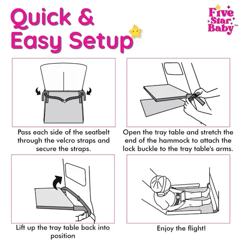 Miniatura 6 de Cama de Avión para Niños Pequeños - Cama de Avión para Niños Pequeños - Cama de Avión para Niños - Artículos Esenciales de Viaje en Avión para Bebés