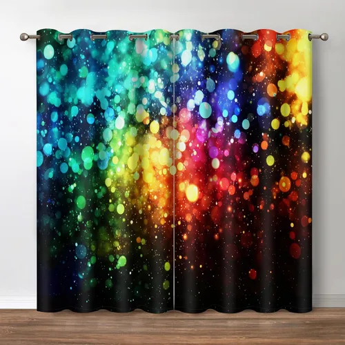 Miniatura 30 de Jekeno Cortinas blancas y negras para ventana, diseño moderno de ladrillo abstracto en 3D, cubos futuristas, geométricos, cuadros, bolsillo