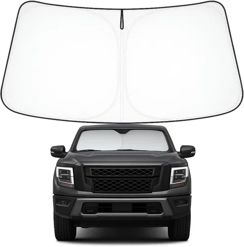 Miniatura 227 de Proadsy Parasol para parabrisas actualizado 2025, ajuste personalizado Dodge RAM 1500 2Dr 2019-2024 2025, 4 capas, plegable, protector de parasol