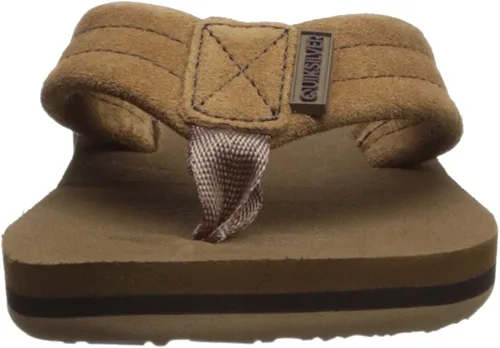 Miniatura 2 de Quiksilver Unisex-Child Carver Suede Fixed Strap Kids Flip Flop Youth Sandal