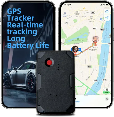 Rastreador GPS para vehículos, sin tarifa mensual, sin suscripción, historial de viaje, geo-valla, alertas de conducción, dispositivo de seguimiento