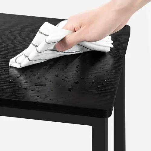 Miniatura 8 de MAHANCRIS Taburetes de bar, juego de 2 sillas de bar con reposapiés, taburetes de comedor de 2 piezas, 25.8 pulgadas de altura, taburetes de bar