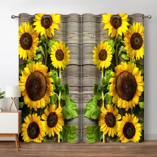 Miniatura 9 de Jekeno - Cortinas opacas de cine para dormitorio, sala de estar, carrete de película con estampado rojo y negro, con ojales, juego de 2 paneles, 52