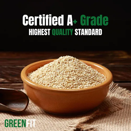 Miniatura 4 de Greenfit Royal - Quinoa blanca orgánica sin OMG, sin gluten, vegana y orgánica, proteína completa, alta fibra, quinua blanca baja en calorías