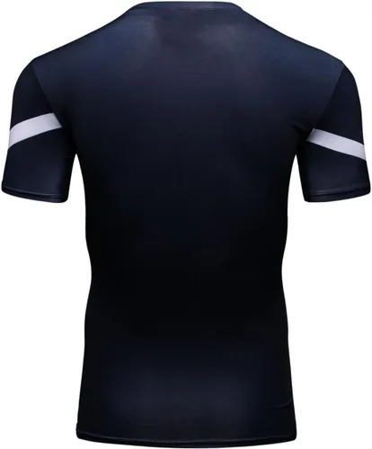 Miniatura 3 de Red Plume Camiseta deportiva de compresión para hombre, serie Super-Hero
