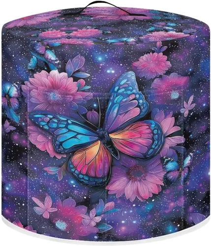 Miniatura 29 de Suobstales Cubierta antipolvo con estampado de girasol para olla instantánea de 6 cuartos de galón, diseño de nota musical, cubierta de olla a Nota