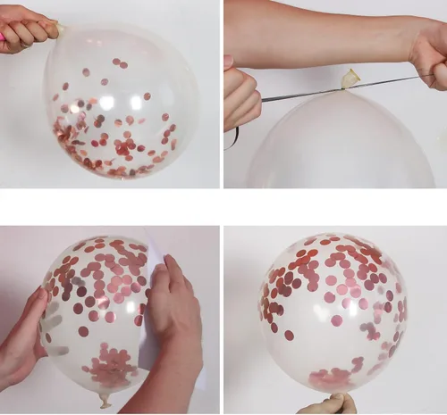 Miniatura 6 de EFAILY Decoraciones para Despedida de Soltera - Kit de Decoración y Suministros para Fiesta Nupcial de Oro Rosa, Banda de Novia, Velo, Tatuajes