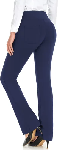 Miniatura 30 de Safort Pantalones de yoga con entrepierna de 28" 30" 32" 34"más amplios en la parte inferior para botas altas, 4 bolsillos, UPF50+