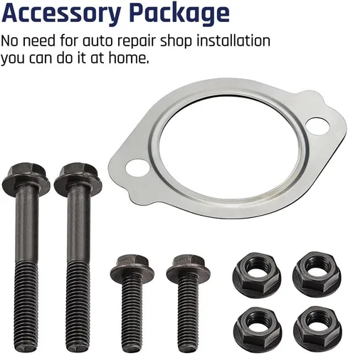 Miniatura 5 de SPELAB Tubo de Escape Up-Pipe Y-Pipe Adecuado Compatible con Ford 2003-2007 6.0L Powerstroke Diesel F250 F350 F450 Heavy Duty Pulido