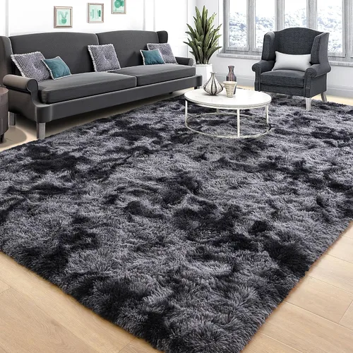 Miniatura 66 de Tepook Alfombras súper suaves y esponjosas para sala de estar, alfombras de área de 8 x 10 pies para dormitorio, alfombra moderna peluda, alfombras
