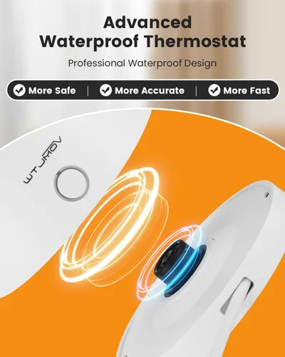 Miniatura 5 de WTJMOV Hervidor Eléctrico de Acero Inoxidable, 1.0L Hervidor de Agua Pequeño 1200W Ebullición Rápida, Hervidor de Té de Pared Doble Automático