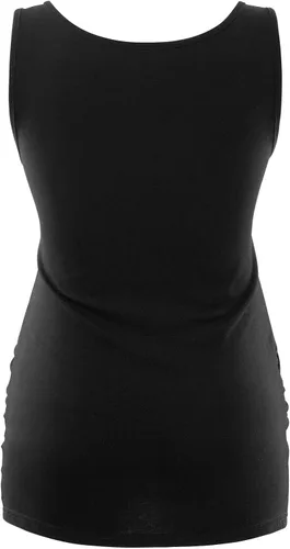 Miniatura 2 de Camisetas sin mangas de maternidad para mujer, fruncidas, sin mangas, básicas, camisa de maternidad, chaleco de embarazo