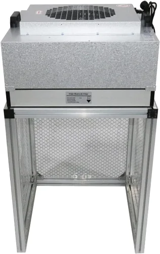 Miniatura 8 de INTSUPERMAI Campana de flujo laminar vertical de 110 V Banco limpio de flujo de aire con filtro HEPA para ventilador de aluminio clase 100 taller