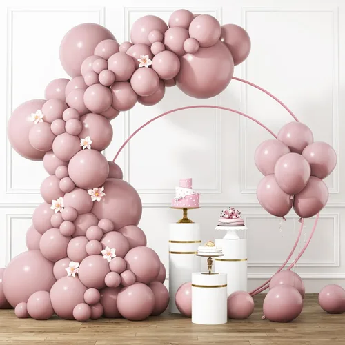 Miniatura 17 de RUBFAC Globos amarillos de diferentes tamaños, 105 piezas de 5/10/12/18 pulgadas, kit de guirnalda de globos amarillos para bodas, baby shower